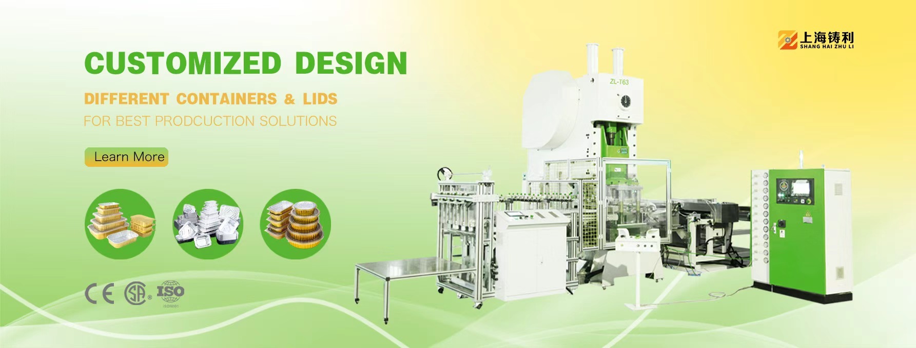 Quality Aluminium Container Making Machine factory