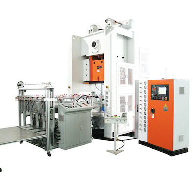 Fully Automatic H Frame Hydraulic Press Aluminium Container Making Machine 50-65 Times Per Min