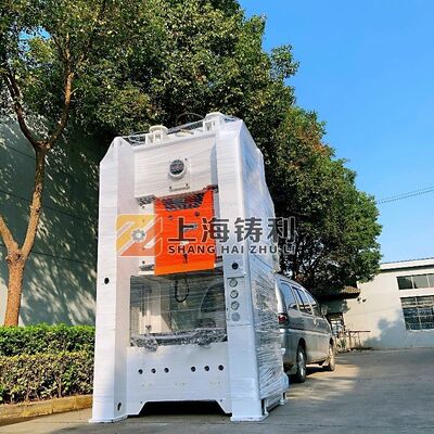 Mitsubishi PLC Controlled Aluminum Foil Container Making Machine with SMC Pneumatic System