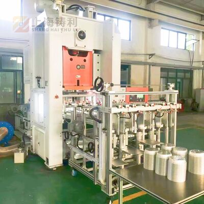 Mitsubishi PLC Controlled Aluminum Foil Cup Making Machine with SMC Pneumatic Components