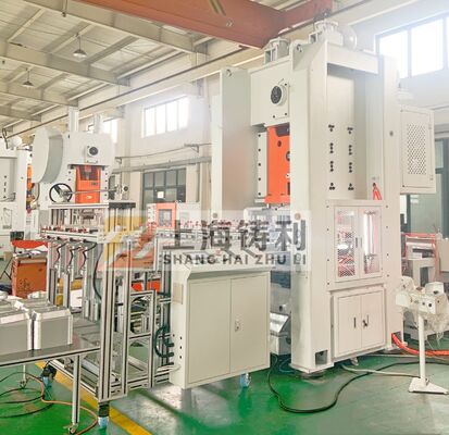 Mitsubishi PLC Controlled 180-260mm Slide Stroke Aluminum Foil Container Making Machine