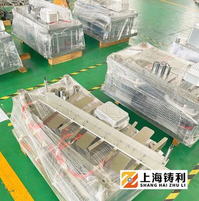 Mitsubishi PLC Controlled Aluminium Container Making Machine 12000KG Capacity