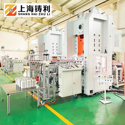 Mitsubishi PLC Controlled Aluminum Foil Container Making Machine with SMC Pneumatic System