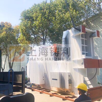 10T 18KW Foil Container Making Machine Mitsubishi PLC Control System 380V 50HZ 3 Phase Press