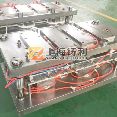 Mitsubishi PLC Controlled Pneumatic Aluminium Container Machine For Round Foil Pans