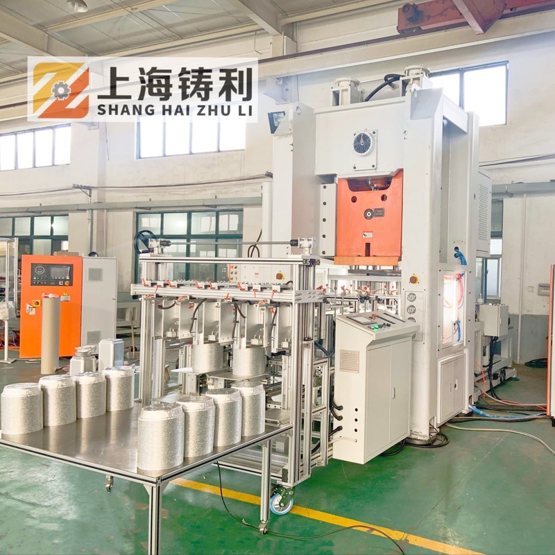 High speed Aluminum foil Food Container Manufacturing Machine Food Container Plate/BBQ Making Machine with Embossing