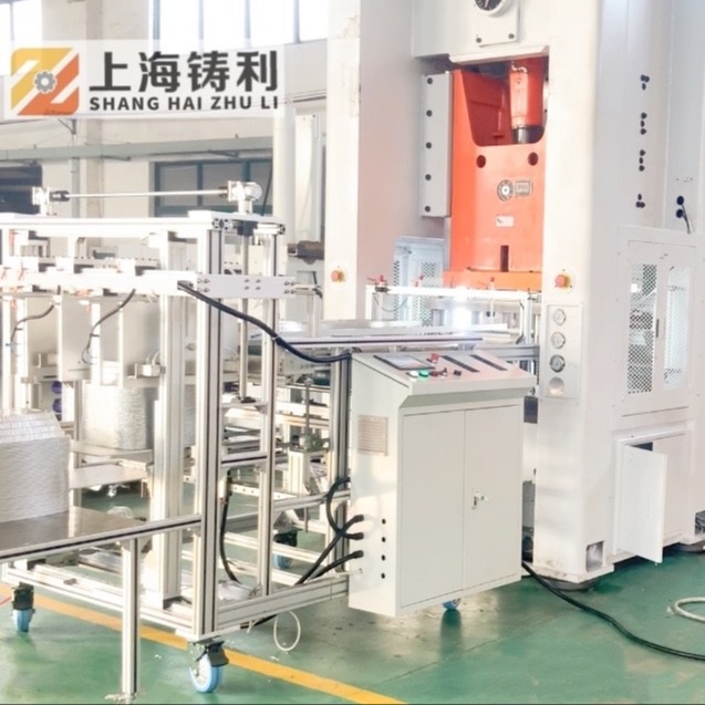 Automatic Aluminium Foil Plate Making Machine Zhuli 13000pcs/H Semi Automatic Aluminum Foil Plate Machinery
